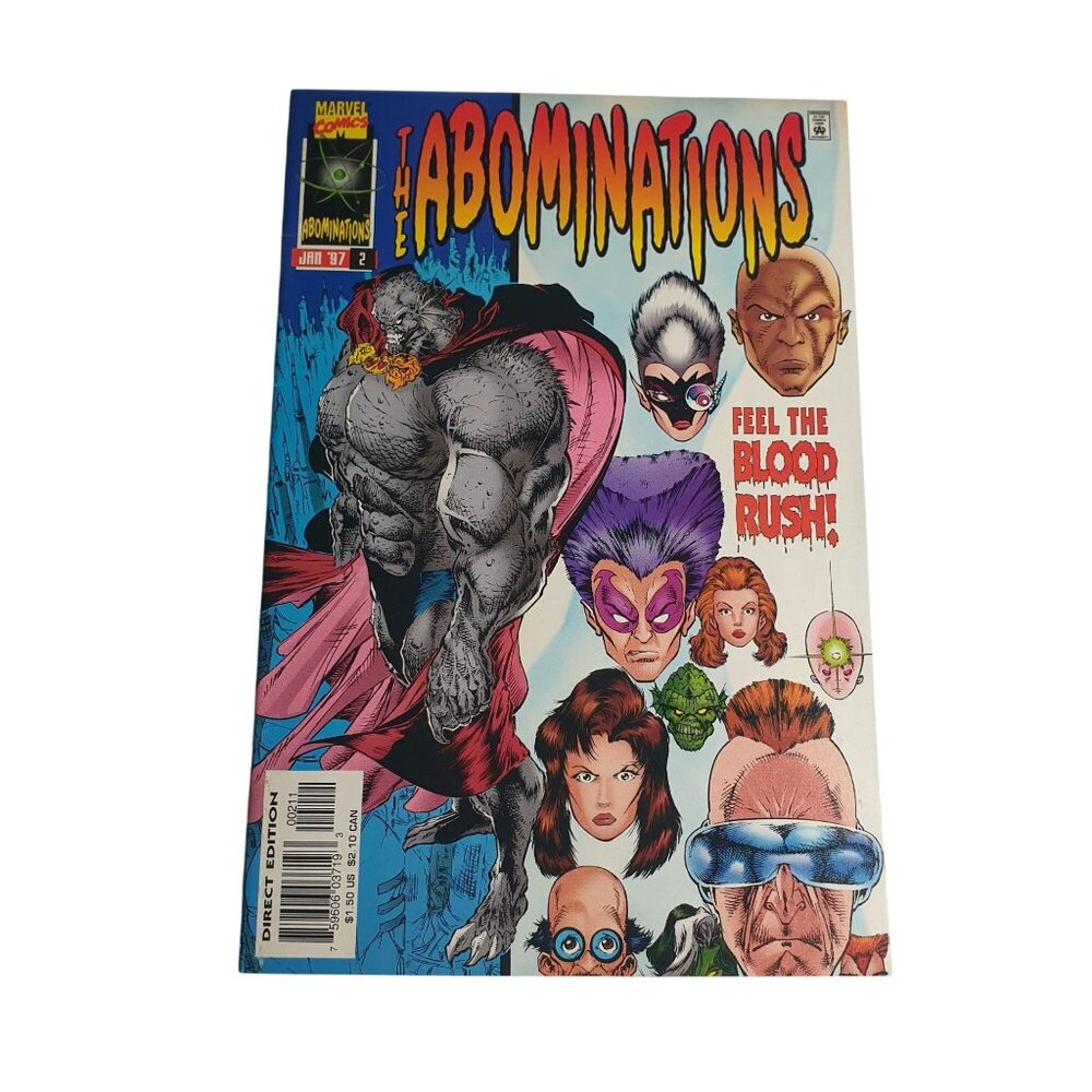 Comic Book Marvel The Abominations Issue 2 Art Revell Monogram Model Kit Ad